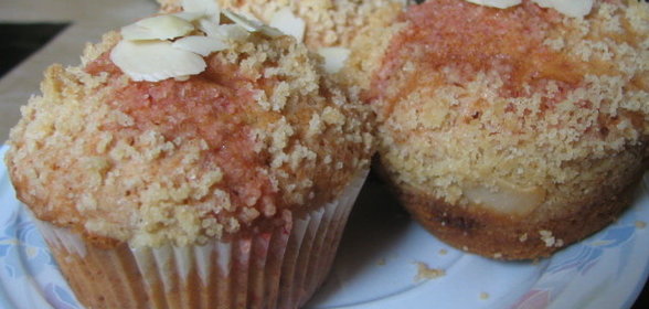 Маффины с клубникой