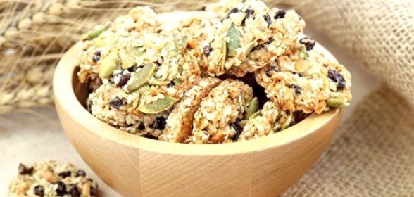 Овсяное печенье с тыквенными семечками