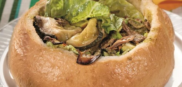 Панини с грибами