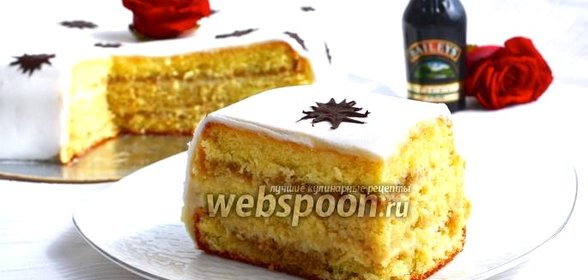 Бисквитный торт «Бейлис»