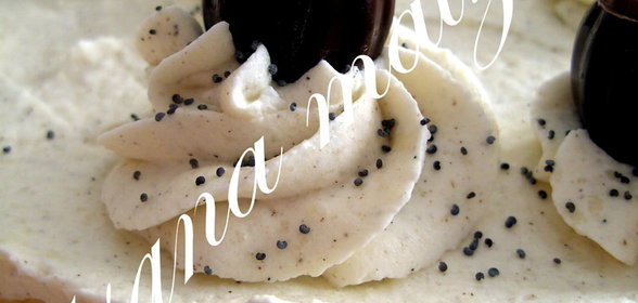 Яблочно-маковый-торт