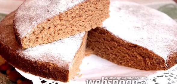 Шоколадный бисквит без яиц