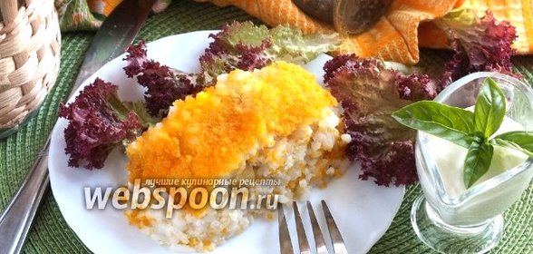 Рисовый пирог с треской