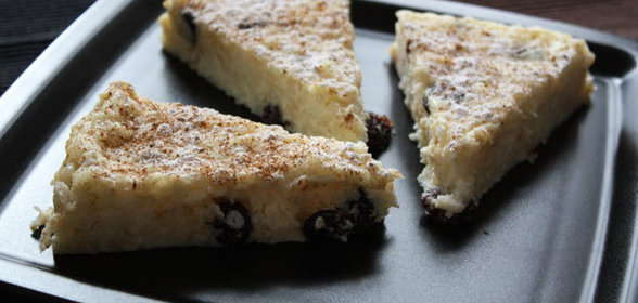 Творожно-рисовая запеканка