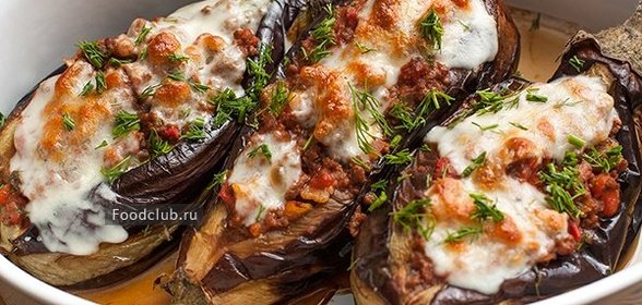 Фаршированные баклажаны в духовке