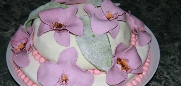 Торт «Орхидея»