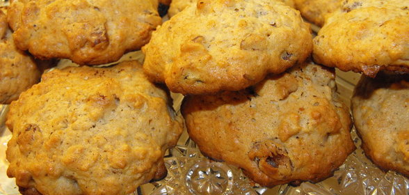 Печенье овсяное с яблоками и не только