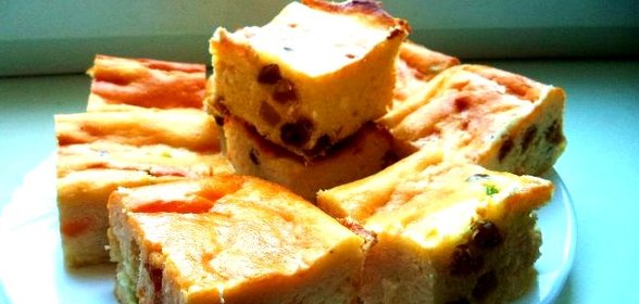 Запеканка с сухофруктами без сахара