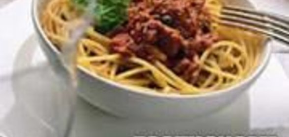 Спагетти с анчоусами и тунцом