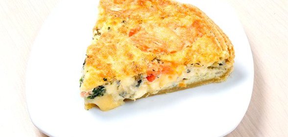 Пирог из овощей и пармезана