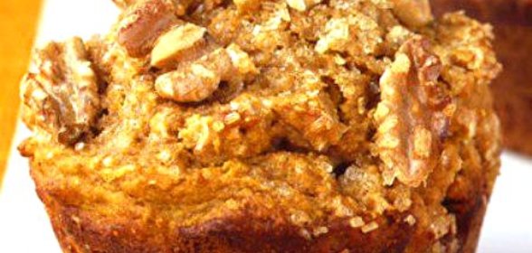 Тыквенные маффины с грецкими орехами