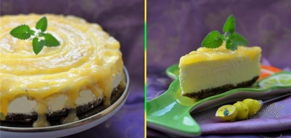 Лимонный чизкейк