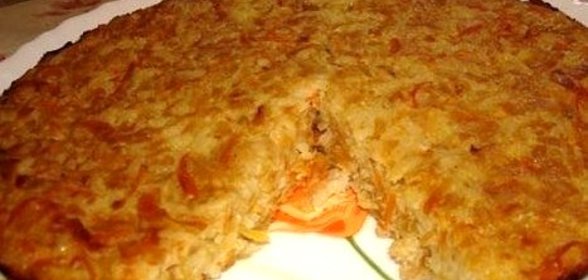 Капустная запеканка с рисом