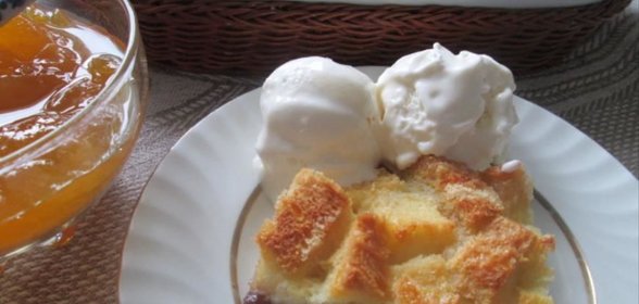 Пудинг хлебный