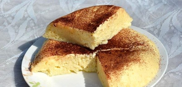 Творожная запеканка в микроволновке