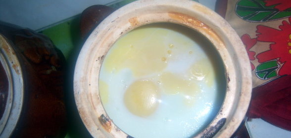 Яйца запечёные с луком