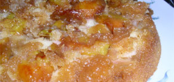 Перевернутый сливовый пирог