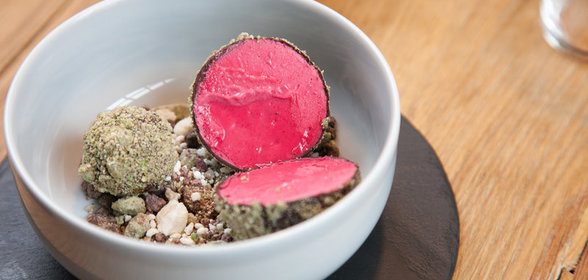 Свекольно-шоколадные камни