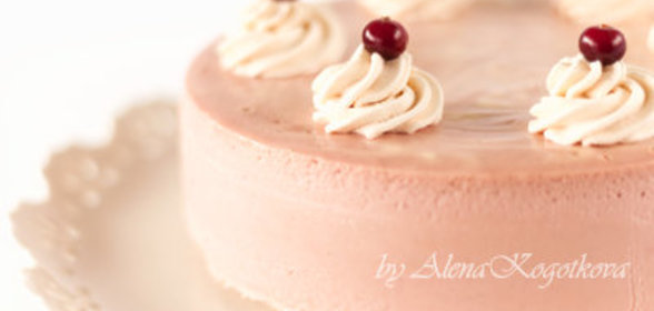 Мраморный Клюквенный Чизкейк