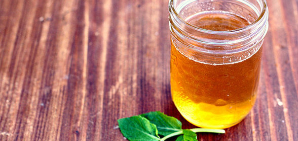 Медовый сироп с мятой