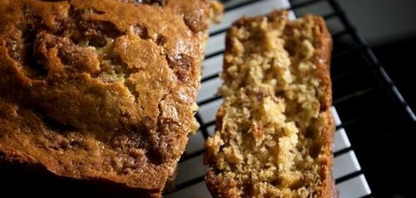 Банановый хлеб с корицей