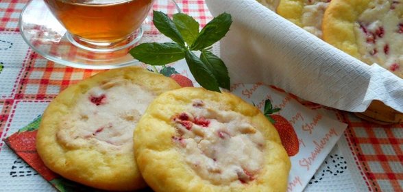 Сырники с творожным кремом в духовке