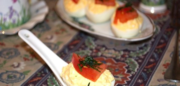 Закуска с брынзой