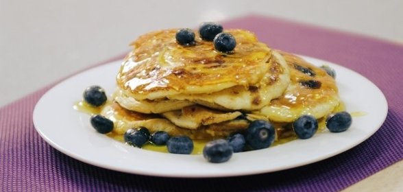 Черничные блинчики