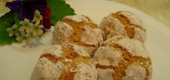 Миндально-апельсиновое печенье