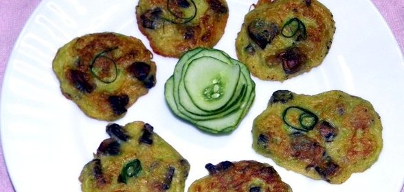 Оладьи из патиссона