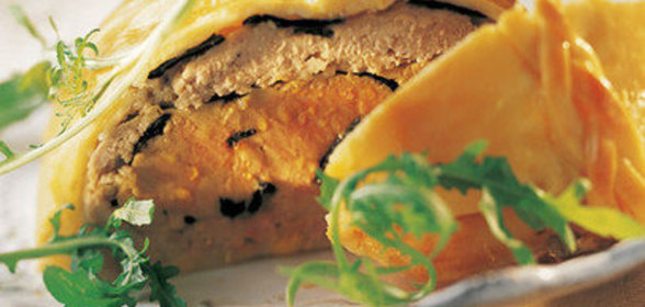 Страсбургский пирог с начинкой из гусиной печени