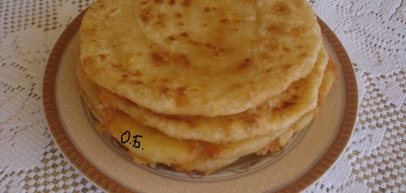 Лепешки с сыром за 5 мин
