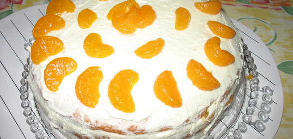 Мандариновый - торт