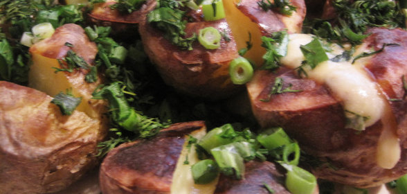 Картофель запеченный с сыром