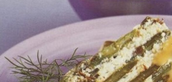 Запеканка-закуска со спаржей