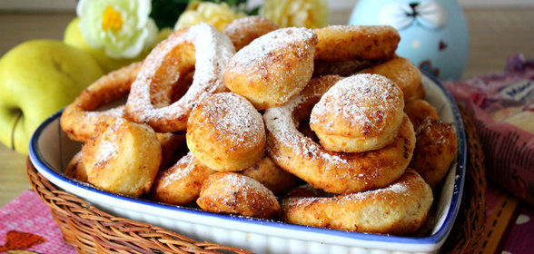 Творожные пончики (Oponki serowe)