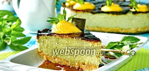 Мятный чизкейк