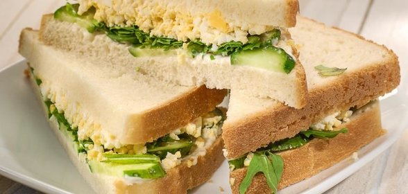 Английский сэндвич с яйцом