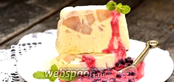 Парфе с яблоками