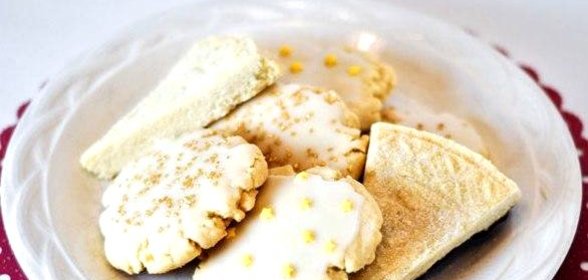 Масляное печенье с глазурью