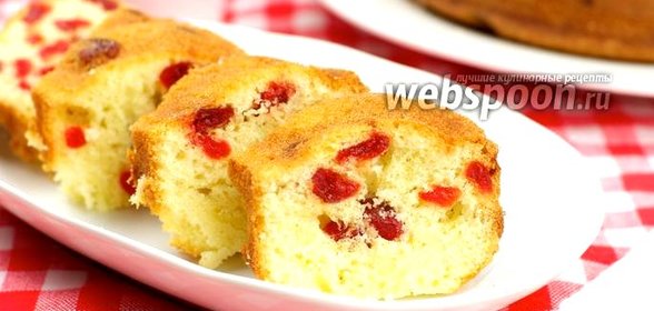 Кекс с вишней