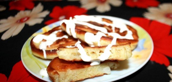Капустные оладьи