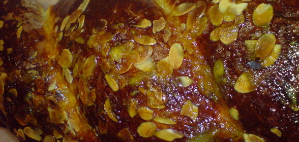 Сдобный жгут с секретом//Gefüllter Quark-Hefezopf