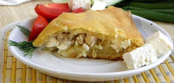 Пирог с курицей и картофелем