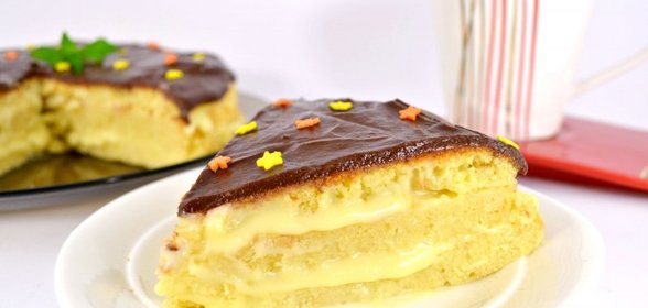 Бостонский кремовый пирог