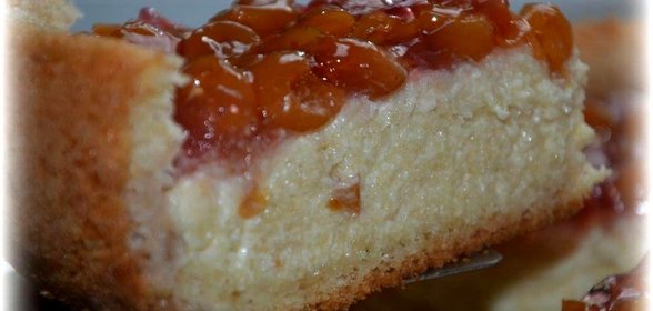 Торт Нежнейший с черешней под желе