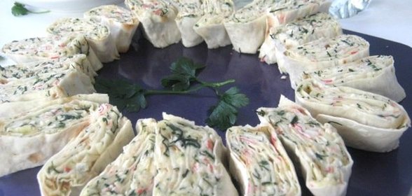Лаваш и рулетики с ним же Признание в любви