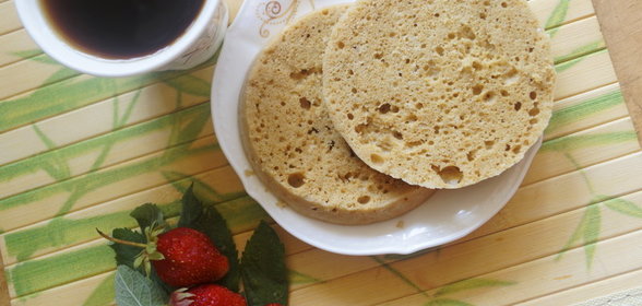 Булочка по-английски за 3 минуты из микроволновки