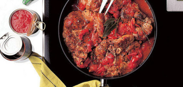 Оссо буко из телятины с помидорами