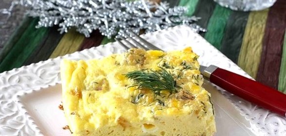 Запеканка из картофельного пюре